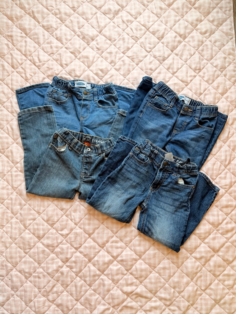Assorted Kids Blue Denim Jeans lot of 4